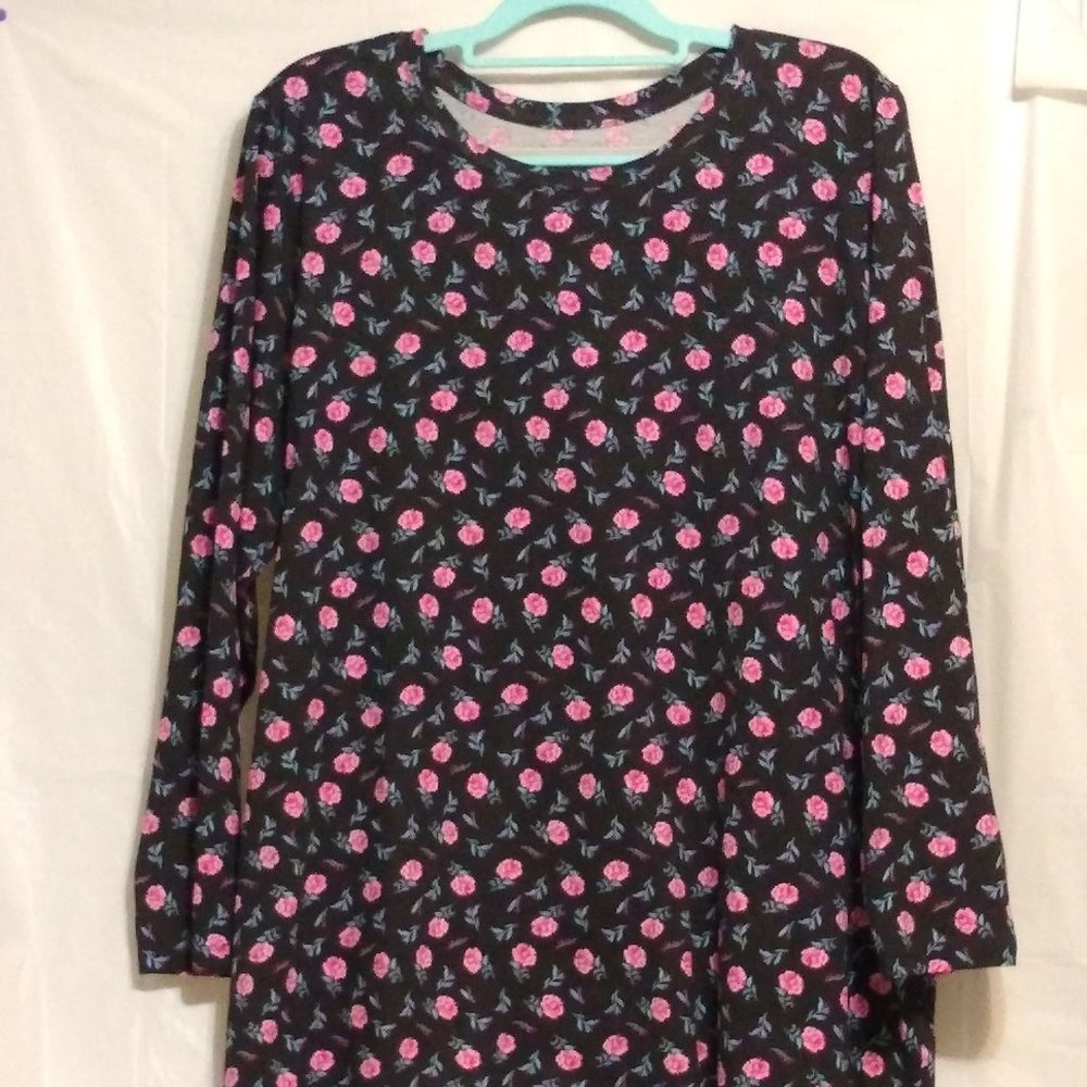 Woman Within Long Sleeve T-Shirt 1X